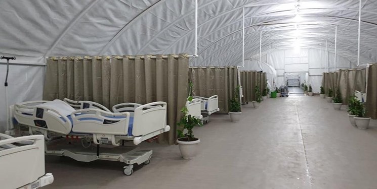 الحشد الشعبی یک بیمارستان دیگر ویژه بیماران کرونا در جنوب عراق افتتاح کرد