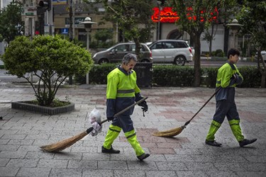 پاکبان‌های سبزپوش تهران