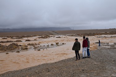 جاری شدن سیل در ابرکوه پس از 24 ساعت بارندگی