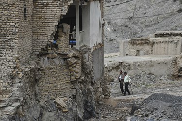 سیلاب در روستای «دیزایر» قوچان