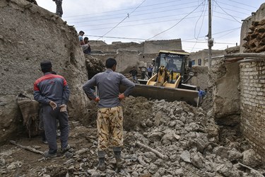 سیلاب در روستای «دیزایر» قوچان