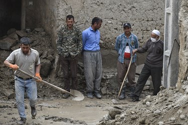 سیلاب در روستای «دیزایر» قوچان