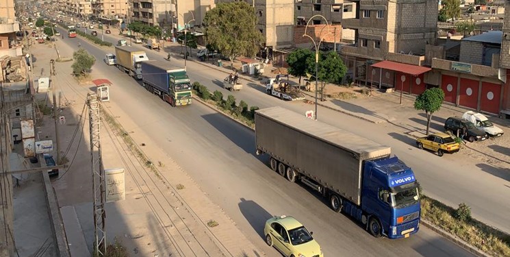 40 کامیون حامل تجهیزات از منطقه کردستان عراق به پایگاه‌های آمریکا در سوریه رسید