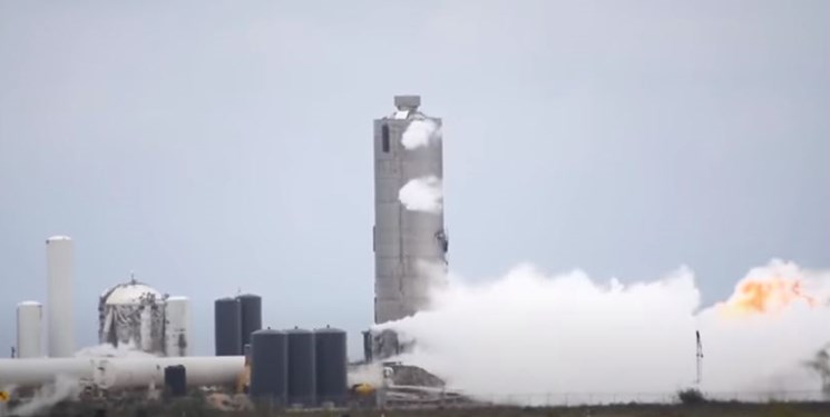 فیلم| شکست آزمایش موتور موشک ماهواره‌بر در آمریکا