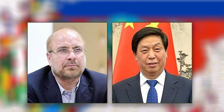 رییس پارلمان چین ریاست  قالیباف بر مجلس شورای اسلامی را تبریک گفت