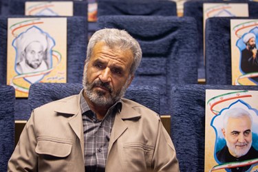 محمدرضا حججی پدر شهید محسن حججی در همایش گام دوم تبلیغ /مجتمع شهدای سرچشمه