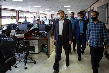 بازدید علی نیکزاد نائب رئیس مجلس از تحریریه های خبرگزاری فارس