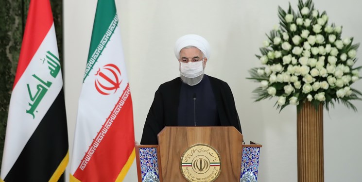 روحانی در نشست خبری مشترک با الکاظمی: حجم روابط اقتصادی ایران و عراق باید به ۲۰ میلیارد دلار برسد