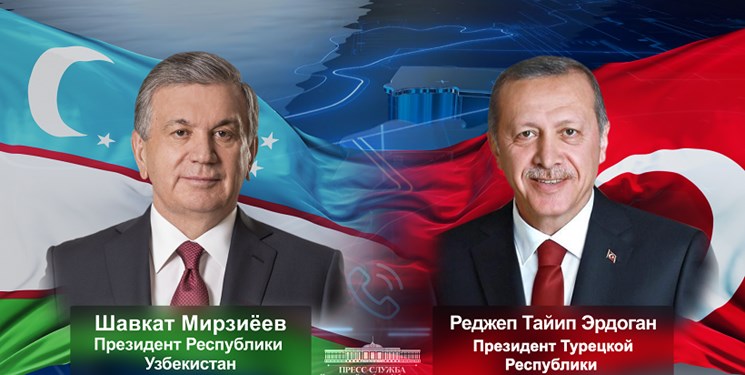 همکاری‌های منطقه‌ای محور گفت‌وگوی رؤسای جمهور ازبکستان و ترکیه