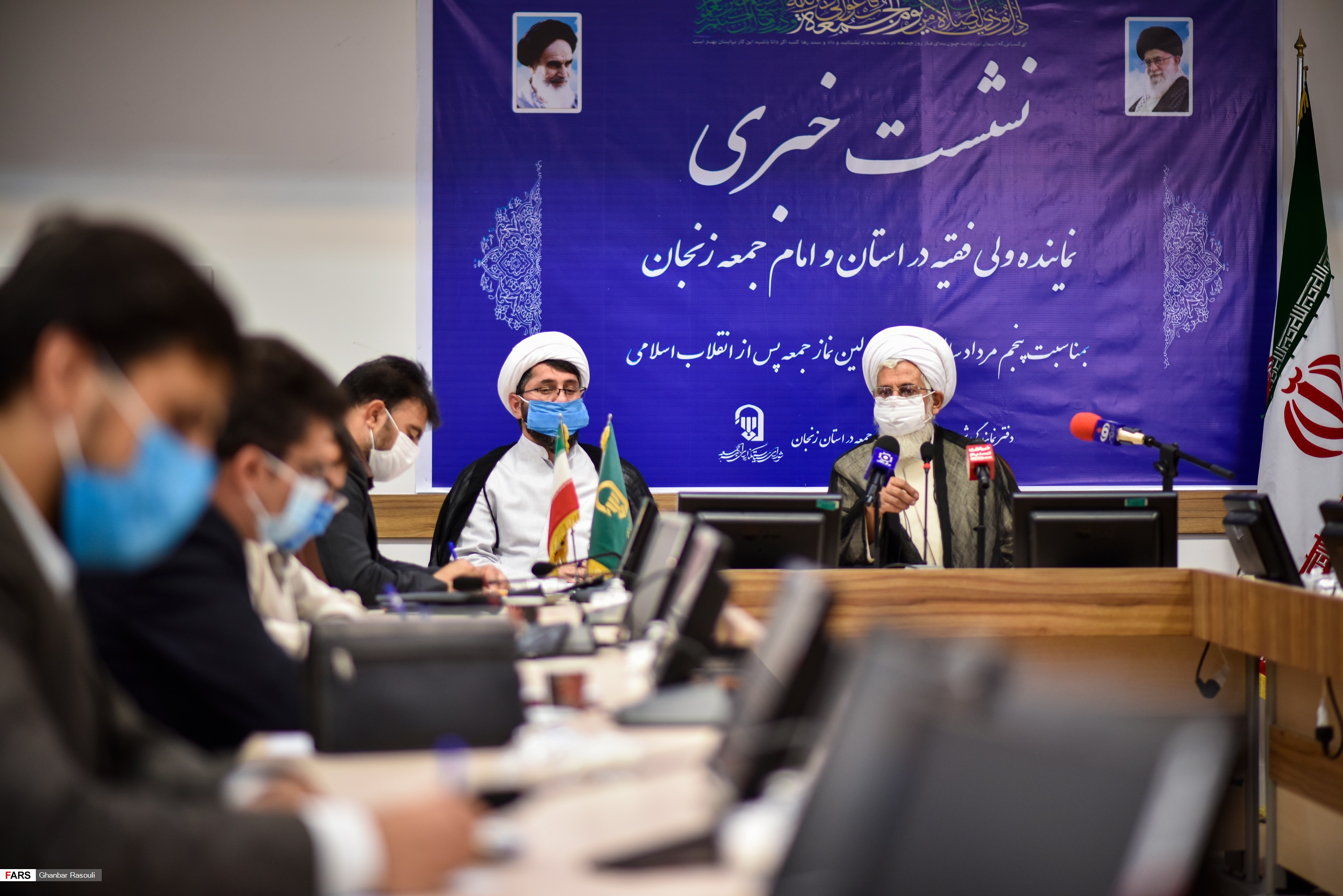 مصاحبه مطبوعاتی نماینده ولی فقیه در استان زنجان