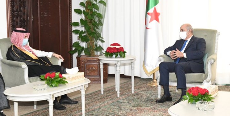 وزیر خارجه سعودی با رئیس جمهور الجزائر دیدار کرد