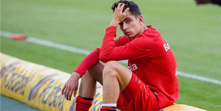 هافرتس در اردوی تیم ملی فوتبال آلمان مصدوم شد