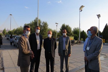 بازدید مسؤولان استانی از روند برگزاری کنکور سراسری در دانشگاه سمنان