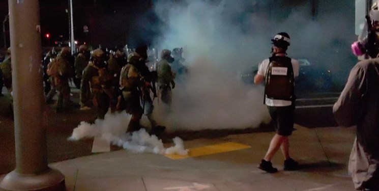 ادامه اعتراضات در پورتلند و اعلام دوباره وضعیت شورش