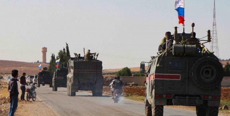 حمله به خودروی گشتی روسیه در شمال سوریه