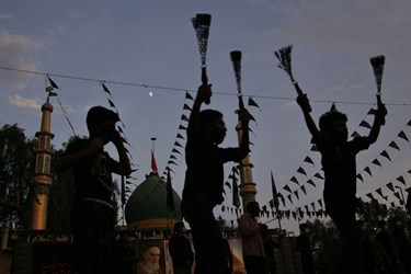 عکس| مراسم عزاداری عصر تاسوعا در رودان