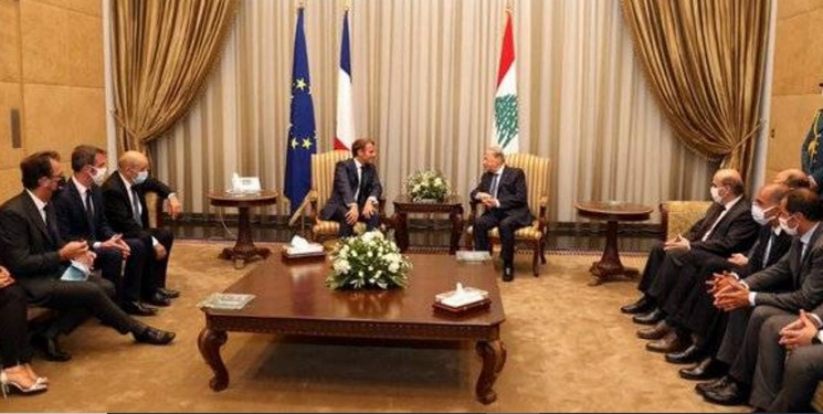 ماکرون: تغییری واقعی در لبنان ایجاد نشود طبقه حاکم را تحریم می‌کنم