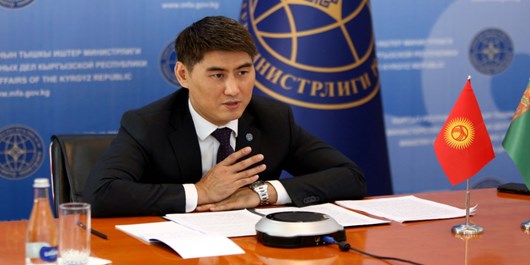 همکاری دوجانبه محور گفت‌وگوی وزرای خارجه قرقیزستان و ترکمنستان