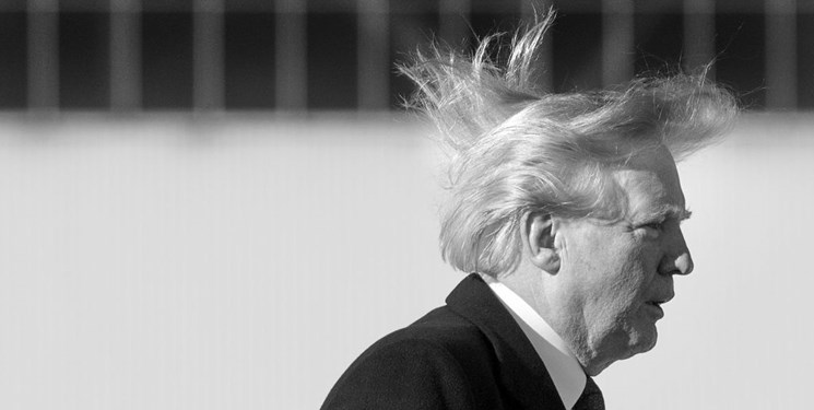 ترامپ یک مراسم مهم را لغو کرد تا موهایش به هم نریزد