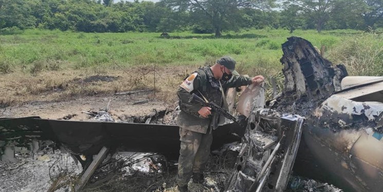 ارتش ونزوئلا هواپیمای آمریکایی حامل کوکائین را سرنگون کرد