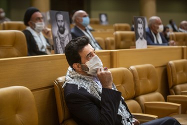 تهران/ گردهمایی جمعی از پیشکسوتان عرصه دفاع مقدس در سالن اجلاس سران جهت شنیدن سخنرانی  رهبر معظم انقلاب
