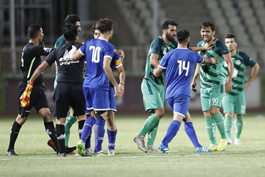 گزارش تصویری از قهرمانی چوکای تالش در لیگ فوتبال دسته دوم با غلبه بر استقلال ملاثانی