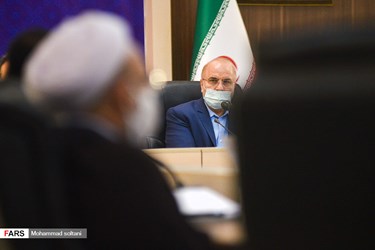 حضور محمد باقر قالیباف رئیس مجلس شورای اسلامی درجلسه نظام بررسی مسائل استان  مازندران