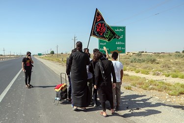 جاماندگان اربعین از راه دور به حضرت اباعبدالله (ع) سلام می دهند 