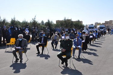 حضور مسؤولان در آیین تشییع دومین شهید مدافع سلامت استان سمنان