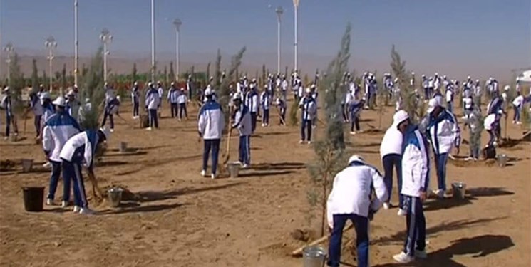 کاشت 25 میلیون اصله درخت در جشن بی‌طرفی ترکمنستان