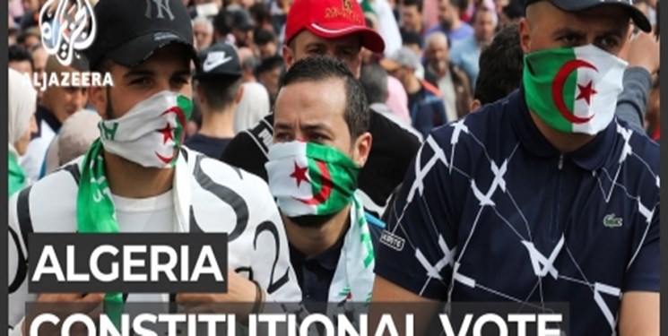 میزان مشارکت در همه پرسی قانون اساسی الجزایر 23 درصد