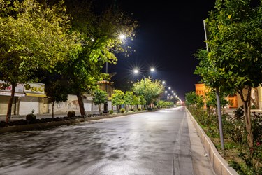 بلوار هجرت، شیراز پس از ممنوعیت عبور و مرور ساعت 21