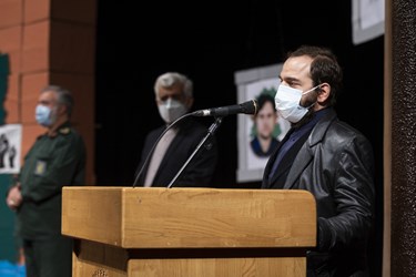 سخنرانی حامد فخری‌زاده  فرزند شهید هسته‌ای محسن فخری‌زاده در آیین بزرگداشت روز دانشجو در دانشگاه تهران