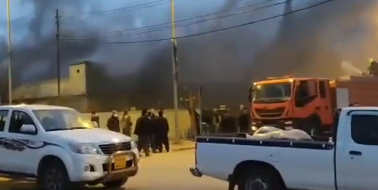 تظاهرات در کردستان عراق؛ مقر احزاب در سلیمانیه به آتش کشیده شد