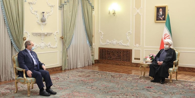 وزیر خارجه سوریه با حسن روحانی دیدار کرد