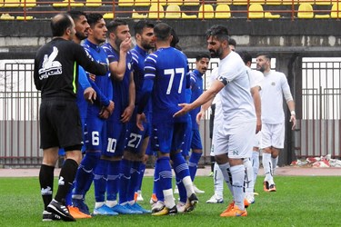 عکس| تساوی چوکا و شهرداری آستارا در شهرآورد غرب گیلان