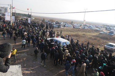 عکس|مراسم تشییع و تدفین شهید مدافع وطن رضا اسد اللهی