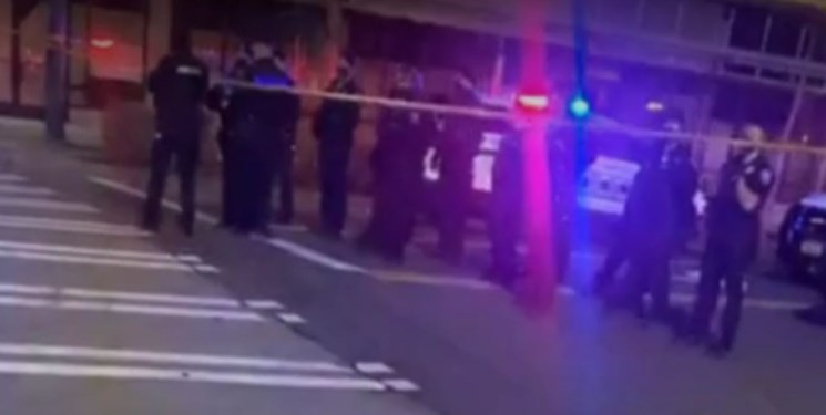فیلم| حمله دلخراش خودروی پلیس آمریکا به عابران پیاده