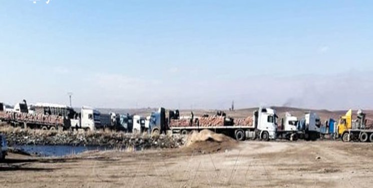 آمریکا70 کامیون نفت و گندم سوریه را به سرقت برد
