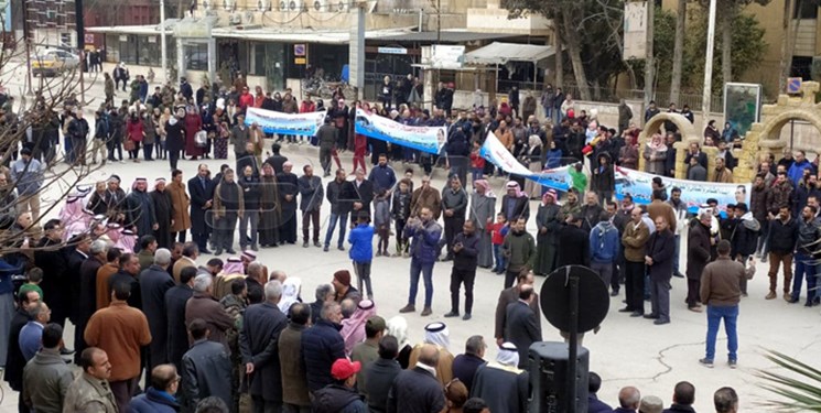 تصاویر | تظاهرات ساکنان الحسکه و قامشلی سوریه علیه اشغالگری آمریکا