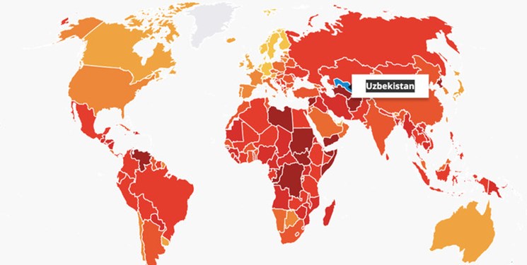 اعلام رتبه بندی کشورهای آسیای مرکزی در زمینه فساد اقتصادی