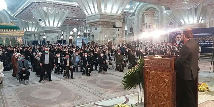 مراسم بزرگداشت فجر 42 در حرم بنیانگذار کبیر انقلاب اسلامی برگزار شد