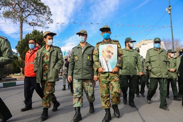  گلباران بیت امام خمینی (ره) در قم