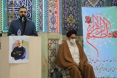 حجت الاسلام حسینی امام جماعت مسجد چهار مردان در جشن بزرگ دهه فجر انقلاب اسلامی