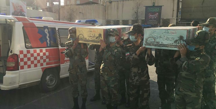 استقبال از دو شهید گمنام در پردیس