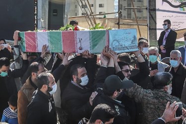 تشییع دو شهید گمنام در پردیس