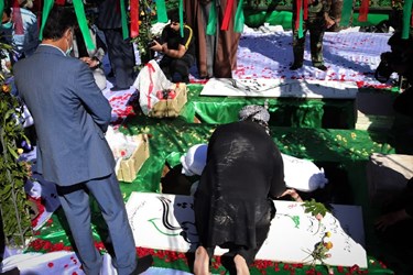 تشییع دو شهید گمنام در پردیس