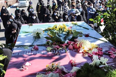 تشییع دو شهید گمنام در پردیس