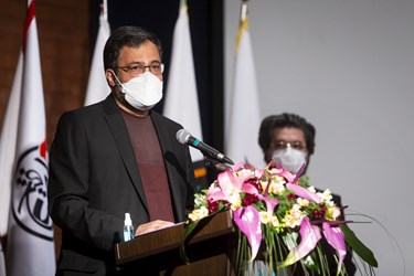 سخنرانی سید مسعود شجاعی طباطبایی دبیر بخش کارتون در ششمین دوره جشنواره بین‌المللی هنر مقاومت