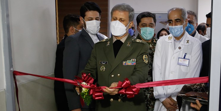 افتتاح مرکز درمانی ویژه بیماران کرونایی در بیمارستان شهید چمران وزارت دفاع